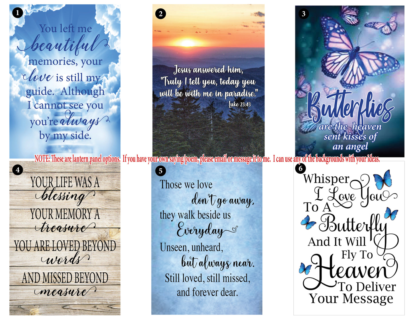Personalized Lantern, Memorial Lantern, Picture Lantern