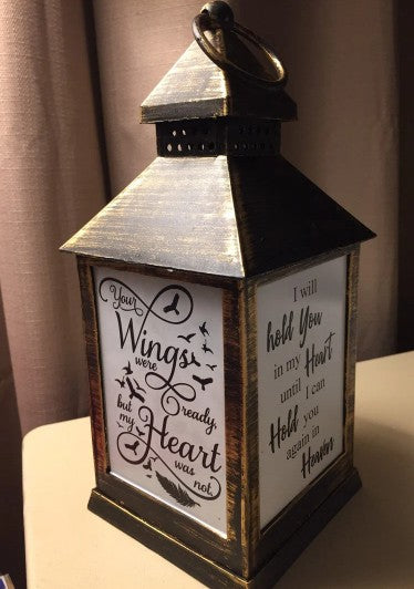 Personalized Lantern, Memorial Lantern, Picture Lantern